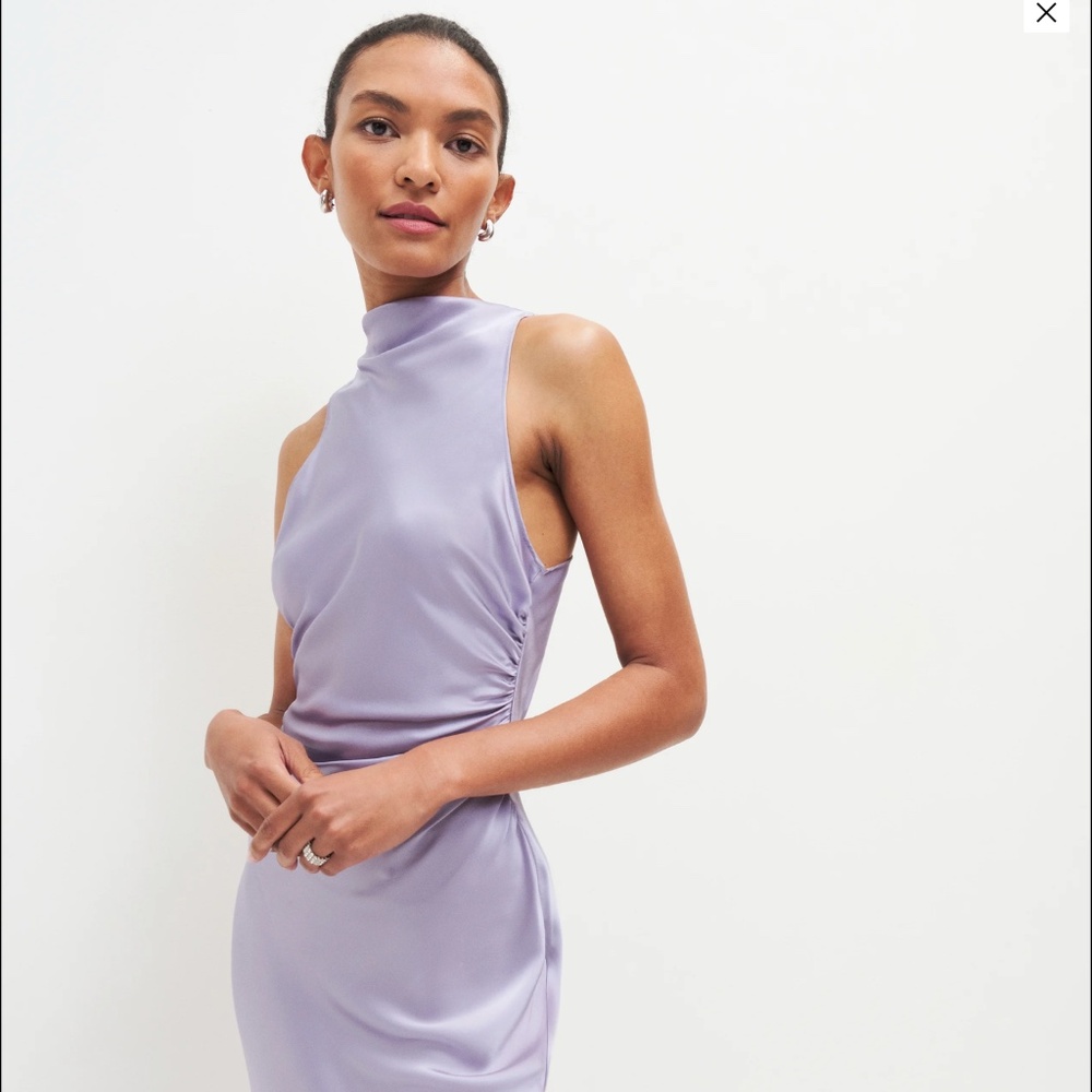 Reformation Casette silk dress never worn! size 0